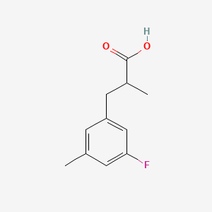 3-(3-Fluoro-5-methylphenyl)-2-methylpropanoic acid