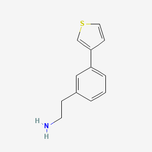 2-(3-(Thiophen-3-yl)phenyl)ethanamine