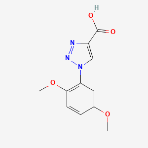 1-(2,5-Dimethoxyphenyl)-1H-1,2,3-triazole-4-carboxylic acid