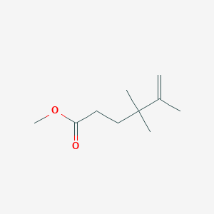 molecular formula C10H18O2 B14575306 Methyl 4,4,5-trimethylhex-5-enoate CAS No. 61549-53-9