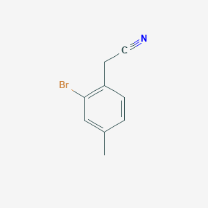 molecular formula C9H8BrN B1457534 2-(2-Bromo-4-methylphenyl)acetonitrile CAS No. 1069114-80-2