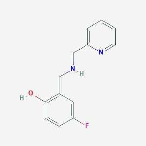 4-Fluoro-2-(((pyridin-2-ylmethyl)amino)methyl)phenol
