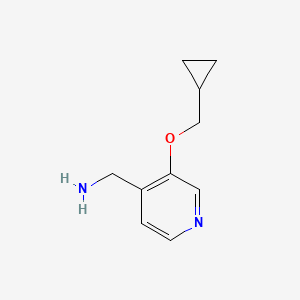 (3-(Cyclopropylmethoxy)pyridin-4-yl)methanamine