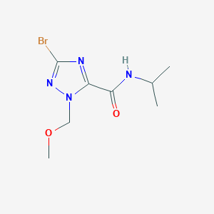 3-Bromo-N-isopropyl-1-(methoxymethyl)-1H-1,2,4-triazole-5-carboxamide