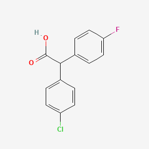2-(4-Chlorophenyl)-2-(4-fluorophenyl)acetic acid