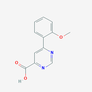 6-(2-Methoxyphenyl)pyrimidine-4-carboxylic acid