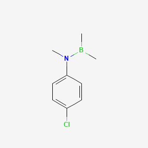 molecular formula C9H13BClN B14575580 N-(4-Chlorophenyl)-N,1,1-trimethylboranamine CAS No. 61373-35-1