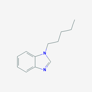 molecular formula C12H16N2 B145756 1-Pentylbenzimidazole CAS No. 126401-68-1