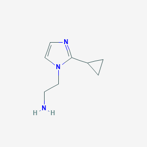 2-(2-cyclopropyl-1H-imidazol-1-yl)ethan-1-amine