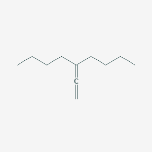 molecular formula C11H20 B14575647 Nonane, 5-ethenylidene- CAS No. 61147-93-1