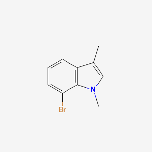 molecular formula C10H10BrN B1457567 7-Bromo-1,3-dimethyl-1H-indole CAS No. 1368746-51-3