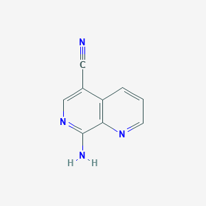 8-Amino-1,7-naphthyridine-5-carbonitrile