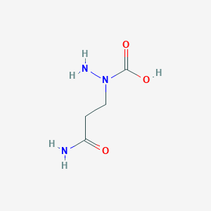 molecular formula C4H9N3O3 B145758 Azaglutamine CAS No. 133383-07-0