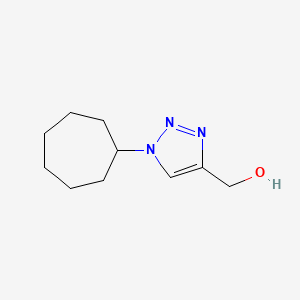 (1-cycloheptyl-1H-1,2,3-triazol-4-yl)methanol