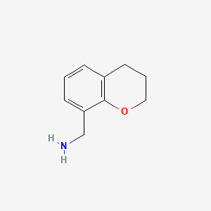 molecular formula C10H13NO B1457588 (Chroman-8-ylmethyl)amine CAS No. 933727-40-3