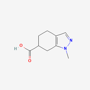 1-methyl-4,5,6,7-tetrahydro-1H-indazole-6-carboxylic acid