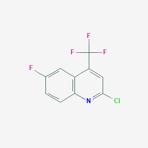 2-Chloro-6-fluoro-4-(trifluoromethyl)quinoline