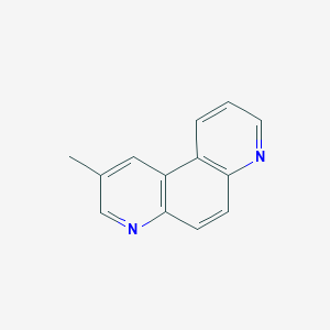 molecular formula C13H10N2 B14575934 4,7-Phenanthroline, 2-methyl- CAS No. 61351-96-0