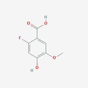 Benzoic acid, 2-fluoro-4-hydroxy-5-methoxy-