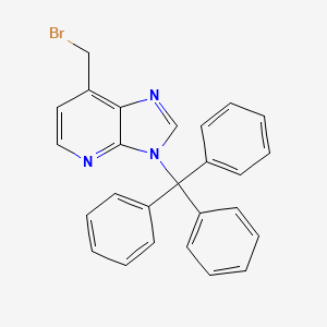 7-(Bromomethyl)-3-trityl-3H-imidazo[4,5-b]pyridine