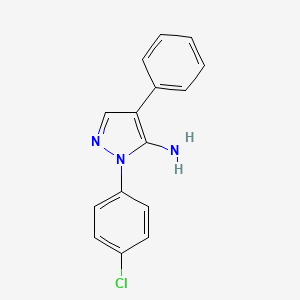 1-(4-Chlorophenyl)-4-phenyl-1H-pyrazol-5-amine