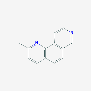 molecular formula C13H10N2 B14575977 1,8-Phenanthroline, 2-methyl- CAS No. 61351-98-2