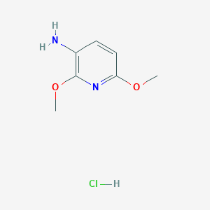 molecular formula C7H11ClN2O2 B145760 2,6-Dimethoxypyridin-3-amine monohydrochloride CAS No. 80789-72-6