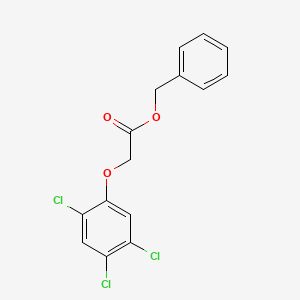 molecular formula C15H11Cl3O3 B14576038 Benzyl (2,4,5-trichlorophenoxy)acetate CAS No. 61435-05-0