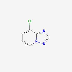 molecular formula C6H4ClN3 B1457604 8-Chloro-[1,2,4]triazolo[1,5-a]pyridine CAS No. 1427368-62-4