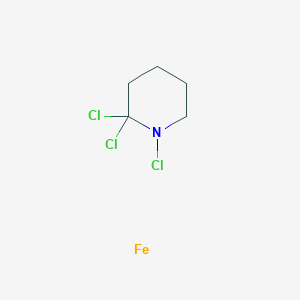 molecular formula C5H8Cl3FeN B14576041 Iron;1,2,2-trichloropiperidine CAS No. 61331-64-4