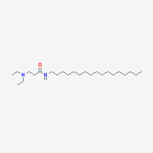 molecular formula C24H50N2O B14576045 N~3~,N~3~-Diethyl-N-heptadecyl-beta-alaninamide CAS No. 61237-18-1