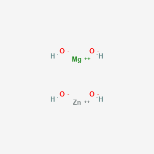 molecular formula H4MgO4Zn B14576099 Magnesium zinc hydroxide (1/1/4) CAS No. 61179-18-8