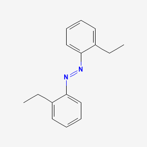 molecular formula C16H18N2 B14576123 (E)-Bis(2-ethylphenyl)diazene CAS No. 61653-34-7