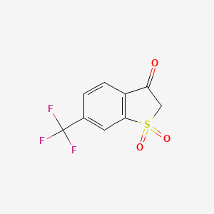6-(Trifluoromethyl)benzo[b]thiophen-3(2H)-one 1,1-Dioxide