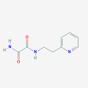 molecular formula C9H11N3O2 B14576171 N~1~-[2-(Pyridin-2-yl)ethyl]ethanediamide CAS No. 61273-22-1