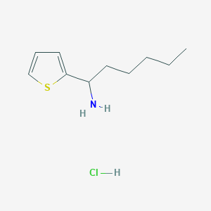 1-(Thiophen-2-yl)hexan-1-amine hydrochloride