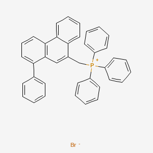 molecular formula C39H30BrP B14576207 Triphenyl[(1-phenylphenanthren-9-YL)methyl]phosphanium bromide CAS No. 61172-33-6