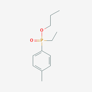molecular formula C12H19O2P B14576276 Propyl ethyl(4-methylphenyl)phosphinate CAS No. 61388-04-3
