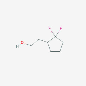 2-(2,2-Difluorocyclopentyl)ethan-1-ol