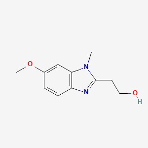 2-(6-methoxy-1-methyl-1H-1,3-benzodiazol-2-yl)ethan-1-ol