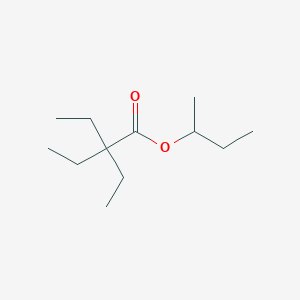 molecular formula C12H24O2 B14576395 Butan-2-yl 2,2-diethylbutanoate CAS No. 61666-30-6