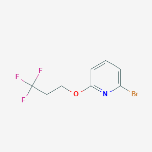 molecular formula C8H7BrF3NO B1457643 2-Bromo-6-(3,3,3-trifluoropropoxy)pyridine CAS No. 1552511-90-6