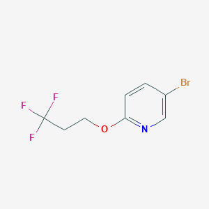 molecular formula C8H7BrF3NO B1457644 5-Bromo-2-(3,3,3-trifluoropropoxy)pyridine CAS No. 1234570-05-8
