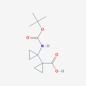 1'-[(tert-Butoxycarbonyl)amino]-1,1'-bi(cyclopropyl)-1-carboxylic acid