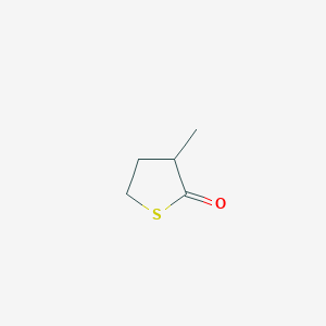 molecular formula C5H8OS B14576523 2(3H)-Thiophenone, dihydro-3-methyl- CAS No. 61540-11-2
