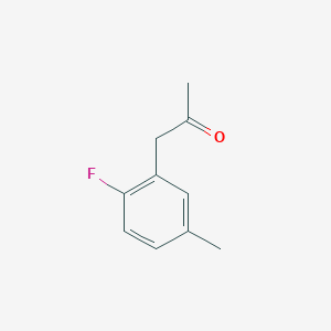 molecular formula C10H11FO B1457659 1-(2-氟-5-甲基苯基)丙烷-2-酮 CAS No. 1513077-86-5