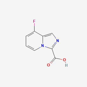 molecular formula C8H5FN2O2 B1457661 8-Fluoroimidazo[1,5-a]pyridine-3-carboxylic acid CAS No. 1159830-84-8
