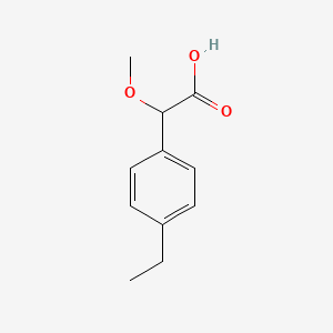 (4-Ethylphenyl)(methoxy)acetic acid