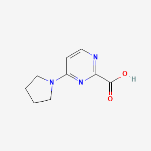 4-(Pyrrolidin-1-yl)pyrimidine-2-carboxylic acid