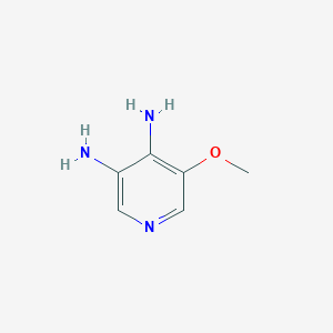 molecular formula C6H9N3O B145768 5-甲氧基吡啶-3,4-二胺 CAS No. 127356-27-8